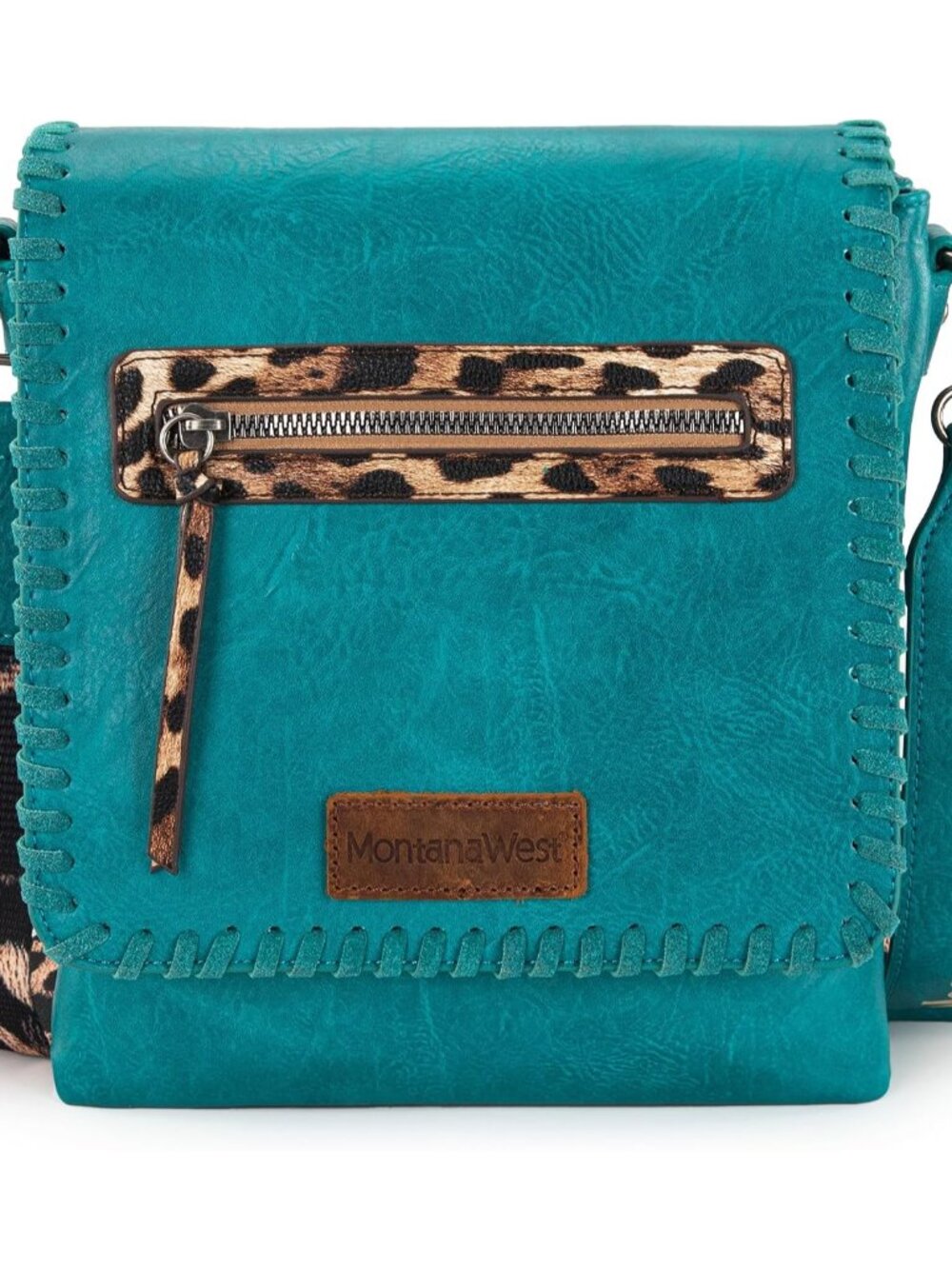 Crossbody Bags for Women with Dual Compartments Western Cross Body Purse with Le
